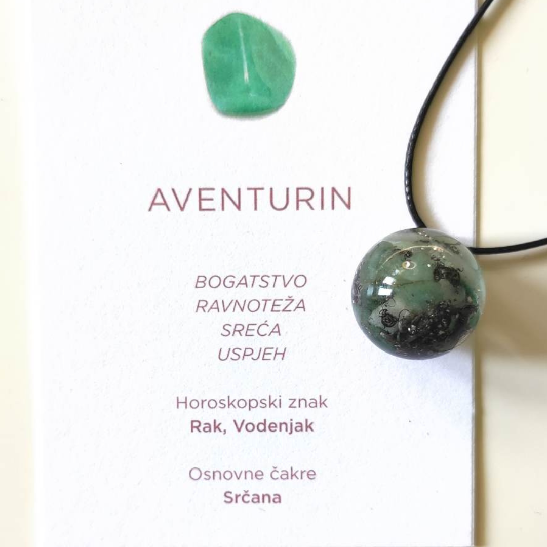 Aventurine Silver Pendant Necklace / Pure Whimsy Jewelry | Pure Whimsy  Jewelry